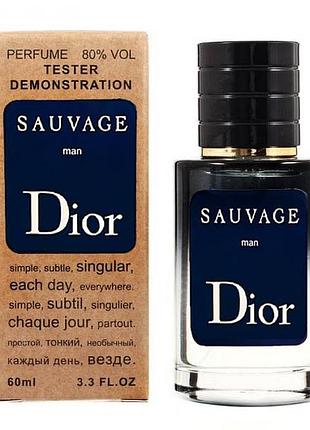 Самый популярный мужской dior sauvage tester lux