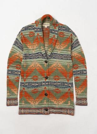 Denim &amp; supply ralph lauren aztec southwestern shawl collar cardigan&nbsp;женский свитер кардиган