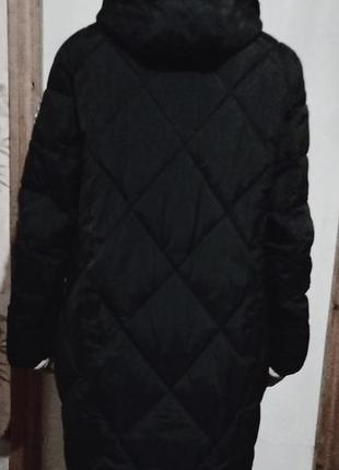 Черная зимняя куртка с подарком2 фото