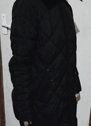 Чорна зимова куртка з подарунком3 фото