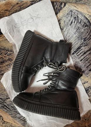 Зимові ботінки сапожки мартінси, 28 розмір 18.5см.