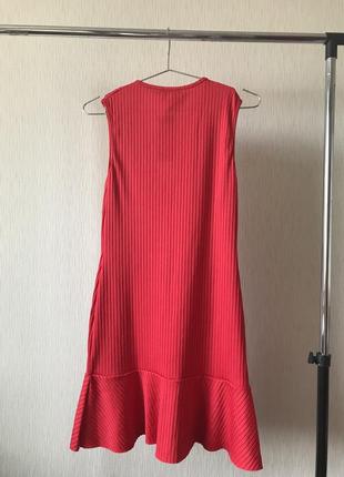 Червона сукня сарафан від boohoo4 фото