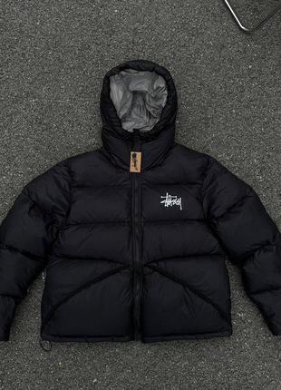 Зимний пуховик унисекс stussy down parka micro ripstop