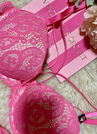 Комплект нижнего белья victorias secret малиновый3 фото