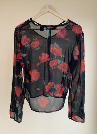 Винтажная шелковая блуза блузка с долгим рукавом v-виріз express v-neck silk blouse винтаж 90х yves saint laurent paris versace valentino s m2 фото