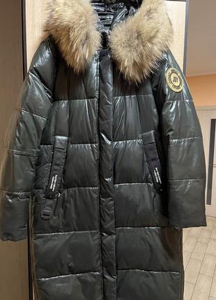 Зимняя куртка visdeer с натуральным мехом