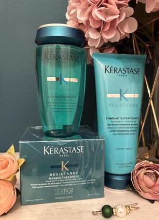 Супер набор kerastase resistance therapist шампунь кондиціонер маска kérastase résistance3 фото