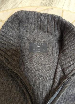 Шерстяной свитер guess, размер m.6 фото