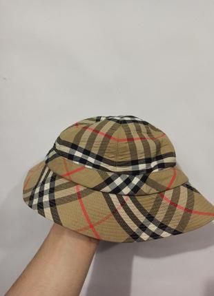 Панама burberrys bucket hat burberry vintage винтаж барбери2 фото