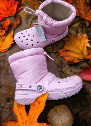 Утеплені чоботи crocs boots1 фото