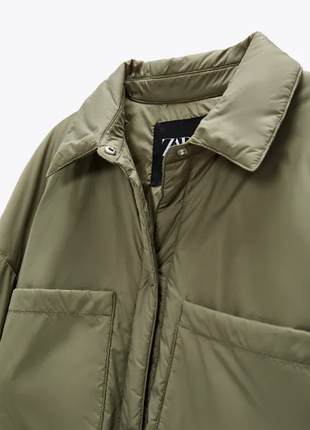 Куртка-рубашка сорочка жіноча оригінал зара zara