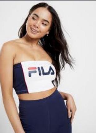 Топ fila/майка fila/топик fila/спортивный тренировочный топ fila/лиф лифчик fila2 фото