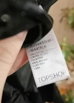 Фирменное атласное платье с бантом topshop p.366 фото