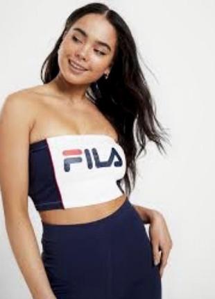 Топ fila/майка fila/топик fila/спортивный тренировочный топ fila/лиф лифчик fila1 фото