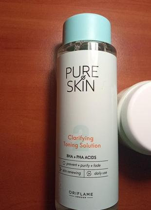 Очищающий тоник pure skin1 фото