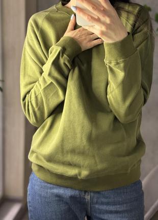 Оливковий светр реглан хакі преміум якість french disorder