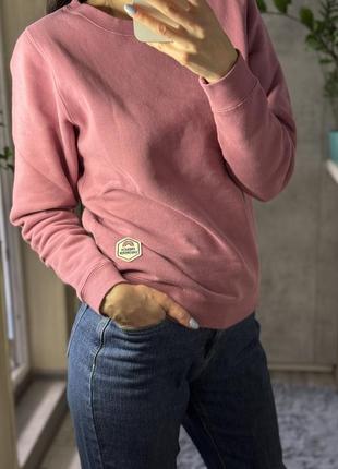 Мягкий розовый свитер на флисе премиум качество french disorder