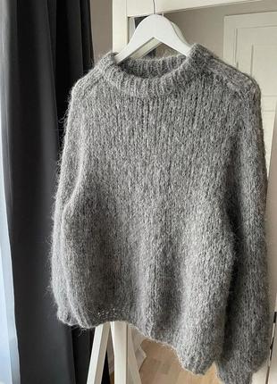 Базовый тёплый свитер из шерсти альпака