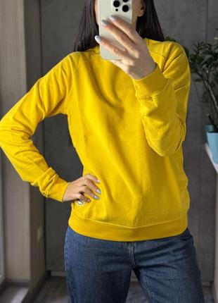 Желтый свитер реглан премиум качества frenіch disorder