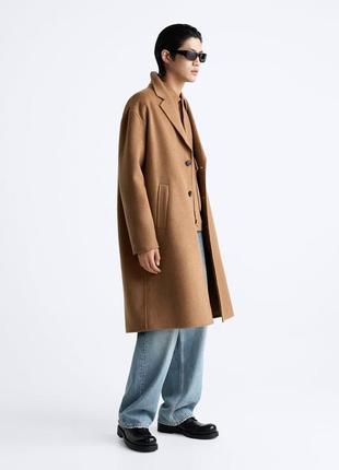 Zara man sale пальто мужское&lt;unk&gt; zara пальто4 фото