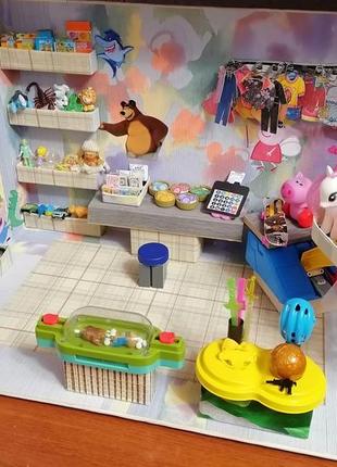 Будинок для ляльки барбі та інших - магазин, ігровий набір, будиночок для ляльки