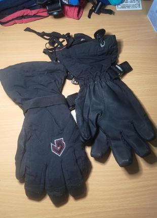 Зимние лыжные баллоновые перчатки 🧤 варежки перчатки на 4-6 лет burton1 фото