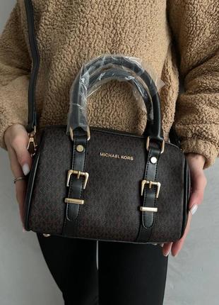 Женская сумка стильная из экокожи коричневый тренд на подарок