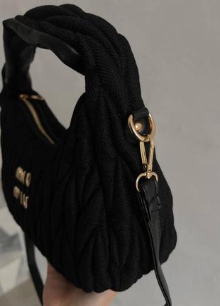 Жіноча стильна сумка сумочка чорна тренд сезону на подарунок8 фото