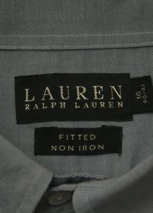 Polo ralph lauren l-xl 16 40/41 рубашка и хлопка линейки lauren5 фото