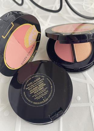 Оригінал!! 🧚‍♀️estée lauder pure color envy sculpting blush пудрові рум'яна2 в1 👉🏻мініформат2 фото