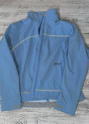 Куртка, непродуйка, вітровка блакитна columbia titanium2 фото
