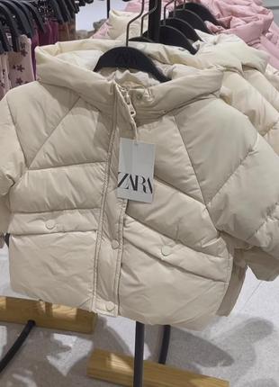 Тепла куртка на флісі zara1 фото