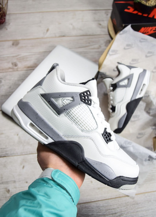 Nike air jordan 4 wntr, зимние кроссовки, мех