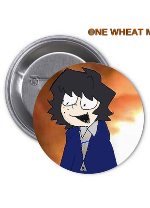 Значок one wheat mark одна пшенична марка