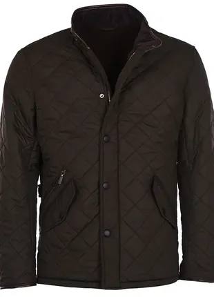 Куртка стьобана barbour powell3 фото