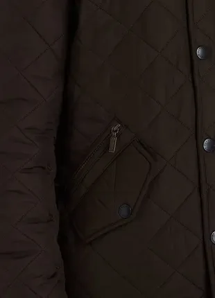 Куртка стьобана barbour powell4 фото