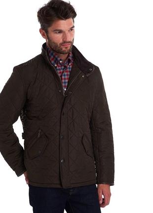 Куртка стьобана barbour powell2 фото