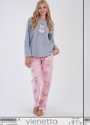 Теплые флисовые пижамы