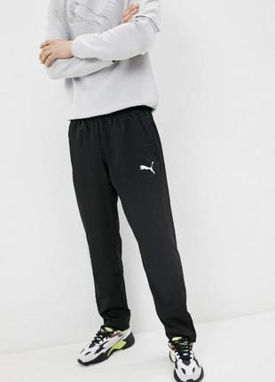 Спортивные штаны брюки черные мужские puma оригинал2 фото