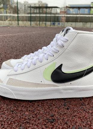 Крутые оригинальные высокие кеды nike blazer mid '77 р36/23см,ne force1 tn air 95 97