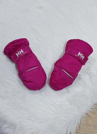 Helly hansen, теплые зимние варешки на 2-3 года