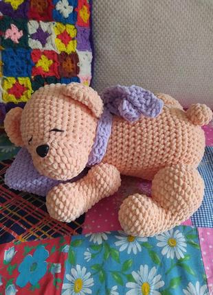 Ведмедик сплячий м'яка іграшка