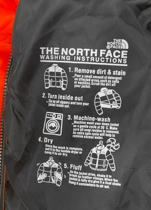 The north face nuptse jacket 700 black6 фото