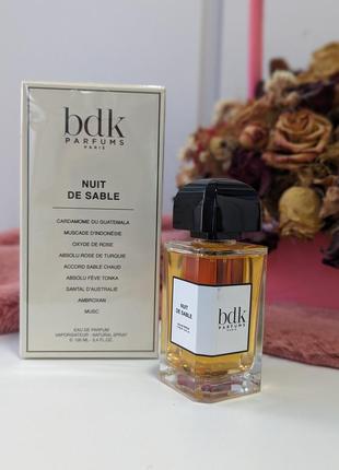 Ноша nuit de sable bdk parfums 100 ml для женщин и мужчин унисекс