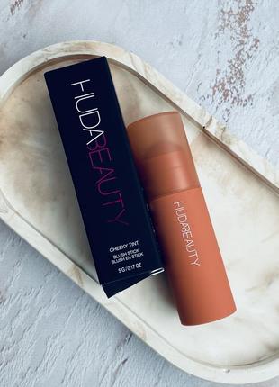 Рум’яна huda beauty cheeky tint cream blush stick1 фото