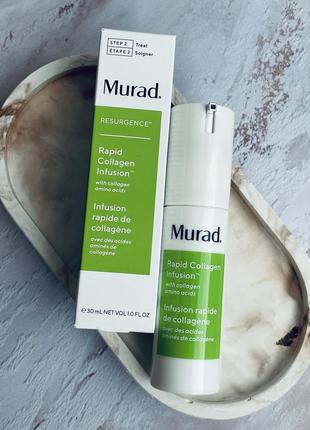 Антивозрастная сыворотка для лица с коллагеном murad resurgence rapid collagen infusion