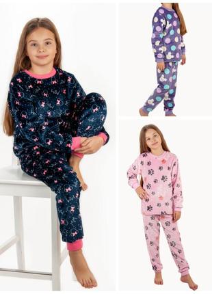 Махрова піжама тепла, теплая пижама махровая