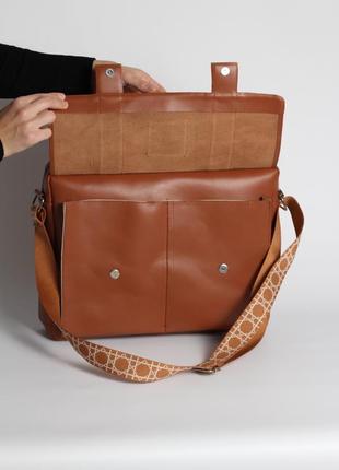 Портфель сумка натуральная кожа4 фото