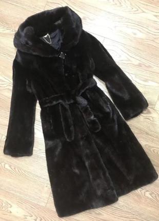 Норковкая шуба scandinavian furs р. 36/s/8-38/m/10