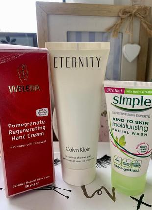 Лот weleda calvin klein simple3 фото